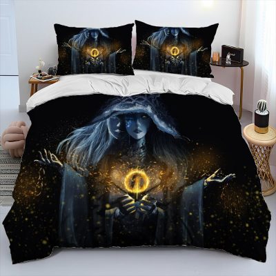 3D Printing Elden Ring Game Gamer Comforter Bedding Set Duvet Cover Bed Set Quilt Cover Pillowcase 3 - Elden Ring Shop