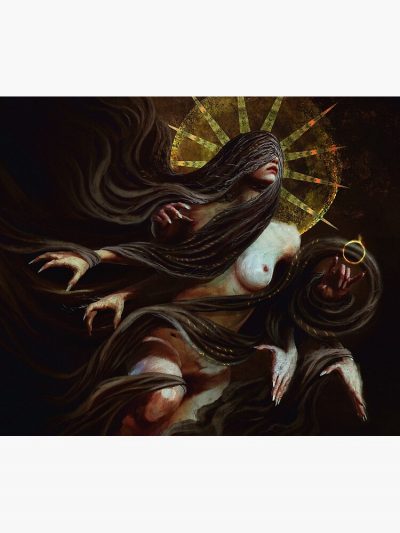 Golden Cashmere Sleeper Tapestry Official Elden Ring Merch