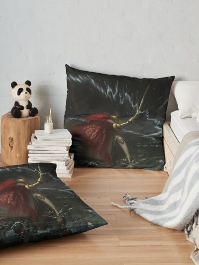 Malenia Elden Ring Throw Pillow Official Elden Ring Merch